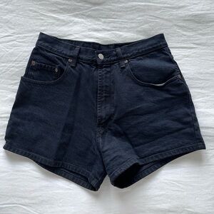 Lucky Brand black denim shorts - vintage size 10 (modern 4/6)